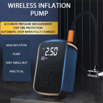 Rapid-Fill Portable Tire Inflator